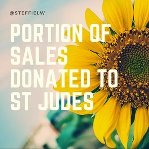Portion of all sales donated to St Judes